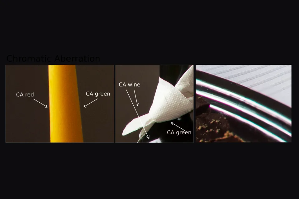 Chromatic aberration applied to the Wine logo by Wilfredor, selected as a documented reference for Chromatic Aberration