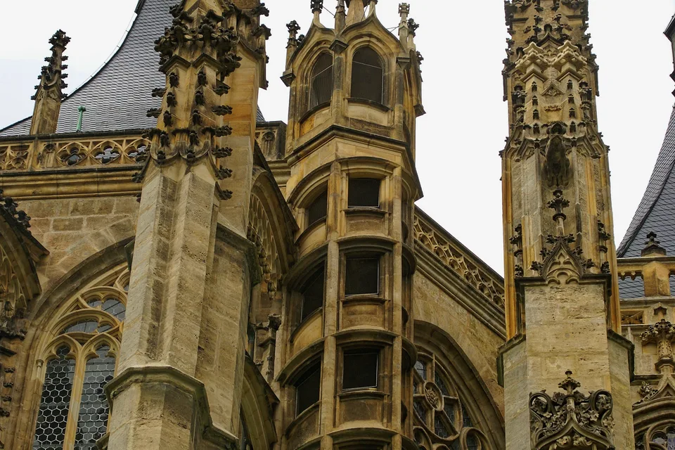 View north on Gothic spiral staircase, Kutná Hora by Txllxt TxllxT, selected as a documented reference for Dark Academia
